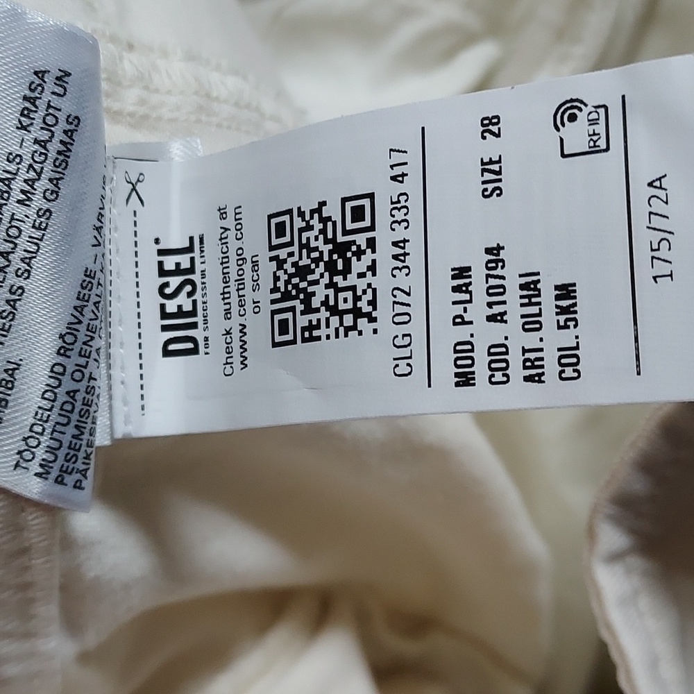 Revolve Diesel Plan Cargo Pants Sz-28 - Picture 14 of 16